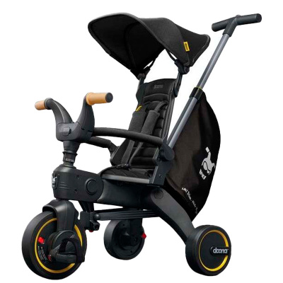 Велосипед Liki Trike трехколесный складной Doona S5 Nitro Black 1